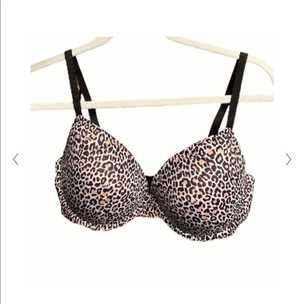 Pink Leopard Bra